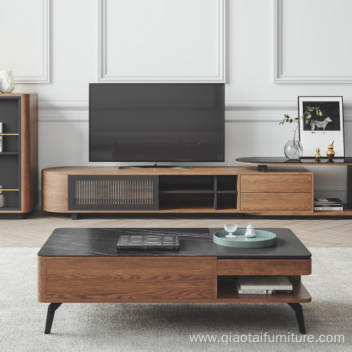 Wooden Coffee Table With storage